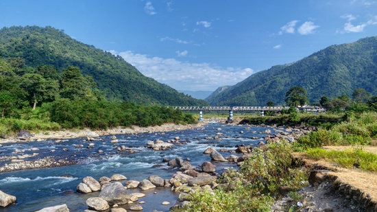 Balason River At Dudhia